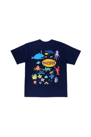 인조이 오션 라이프 티셔츠 (네이비)