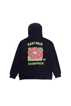이지 페이스 후드티 (다크네이비)