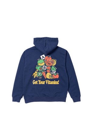 비타민 후드티 (퍼플 네이비)