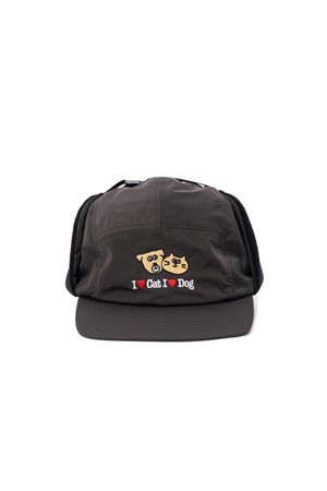 아이러브 캣/독 귀돌이모자 (블랙)
