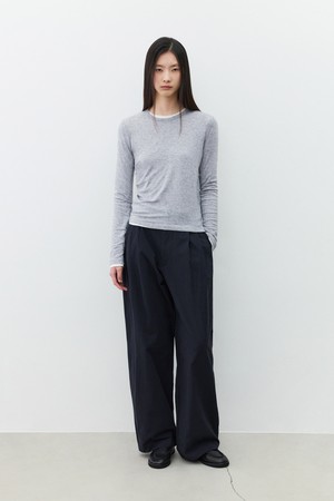 (우먼)데일리 울 텐셀 롱 슬리브 멜란지