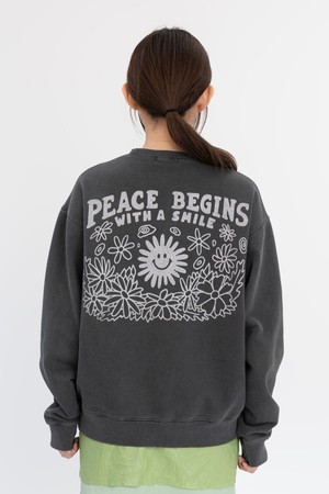 피스어게인 맨투맨 (블랙)