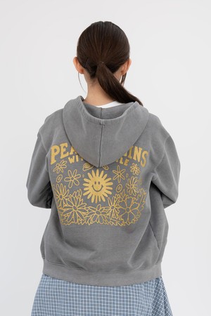 피스어게인 후드집업 (라이트 슬레이트)