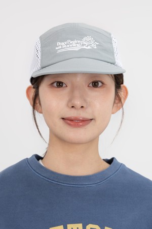 피스 러너스 캡 (그레이)