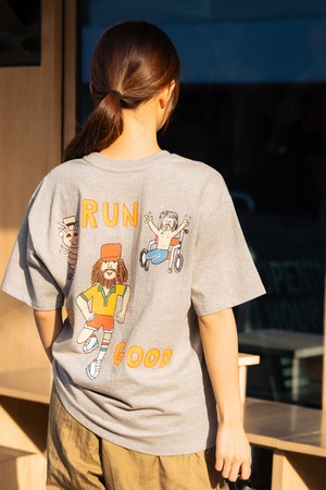 런 이즈 굿 반팔 티셔츠 (스포츠 그레이)