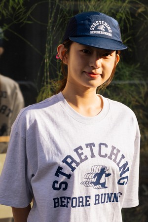 스트레칭 펭귄 러닝캡 (네이비)