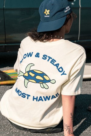 슬로우 스테디 반팔 티셔츠 (에그 쉘)