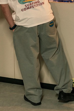 퍼시픽 빈티지 워싱 코튼팬츠 (슬레이트)