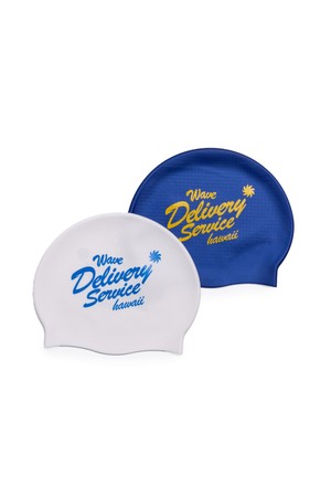 웨이브 딜리버리 서비스 미끄럼 방지 수영모자 (2컬러)