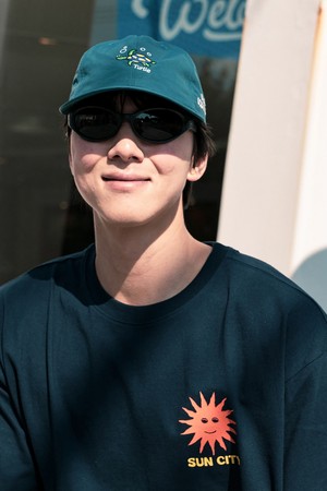 거북이 나일론 캡 (틸 블루)