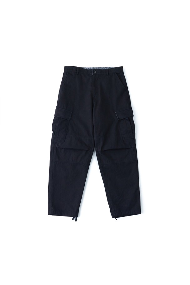 RAMOLIN - 캐주얼팬츠 - Urbane Fatigue Pants Black