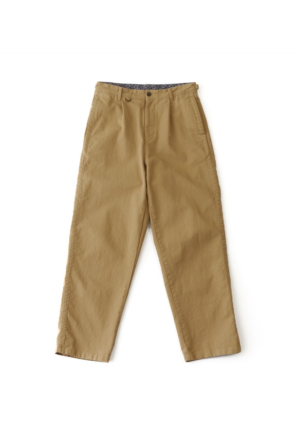 RAMOLIN - 캐주얼팬츠 - Usual Belted Pants Beige