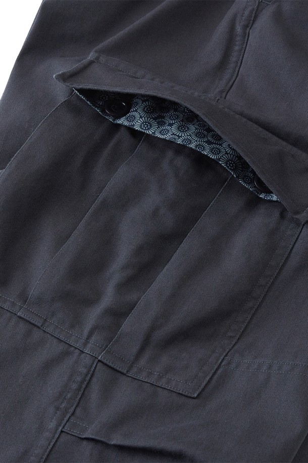 RAMOLIN - 캐주얼팬츠 - Urbane Fatigue Pants Charcoal 