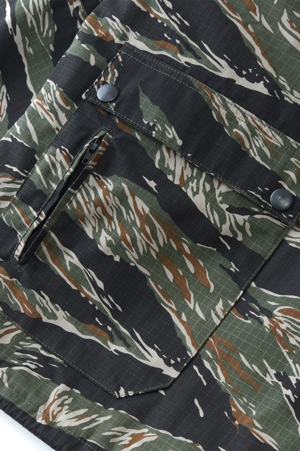 RAMOLIN - 다운/패딩 - Military Field Parka Tiger Camo