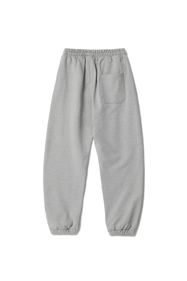 RAMOLIN - 캐주얼팬츠 - 1-Tuck Sweatpants Heather Grey