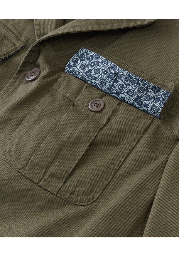 RAMOLIN - 수트/블레이저자켓 - Urbane Fatigue Jacket Khaki