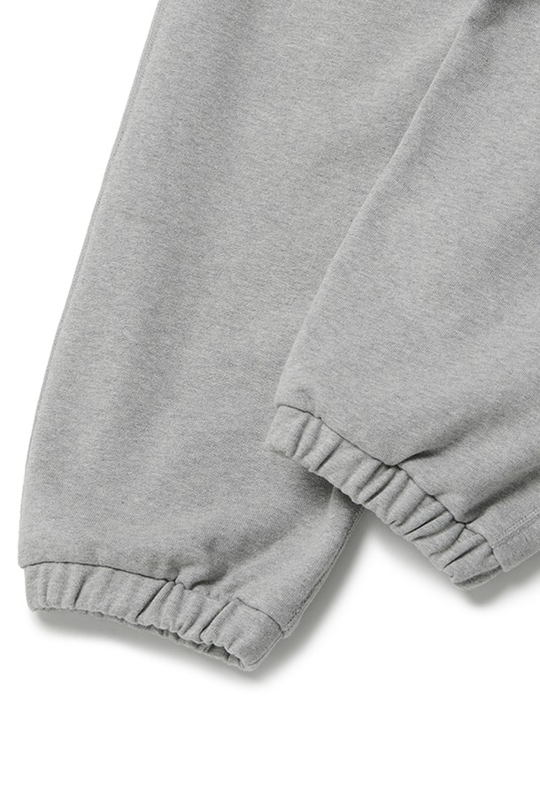 RAMOLIN - 캐주얼팬츠 - 1-Tuck Sweatpants Heather Grey