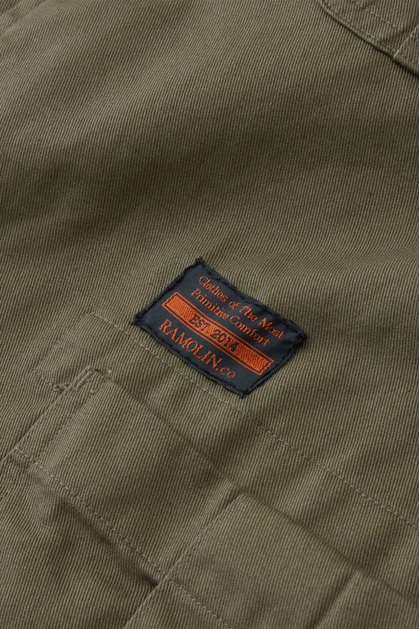 RAMOLIN - 수트/블레이저자켓 - Urbane Fatigue Jacket Khaki