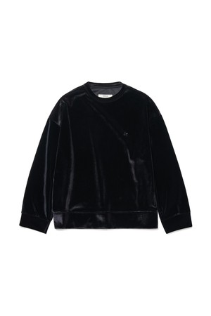 Velour Sweatshirts Black