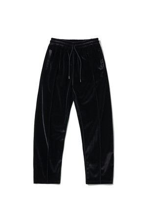 Velour Track Pants Black