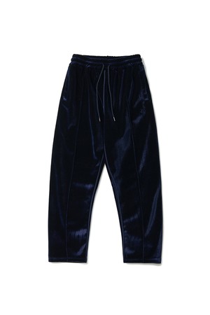 Velour Track Pants Navy 