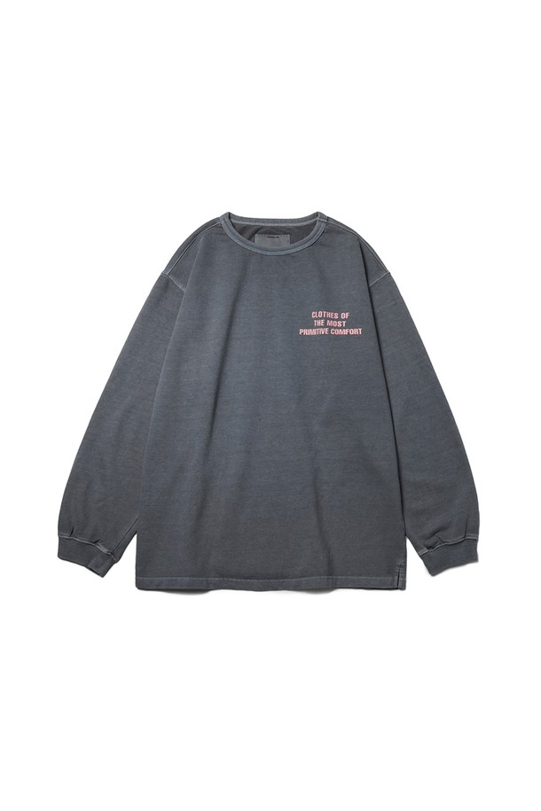 RAMOLIN - 긴팔티셔츠 - CMPC Pigment Long Sleeve Fade Blue