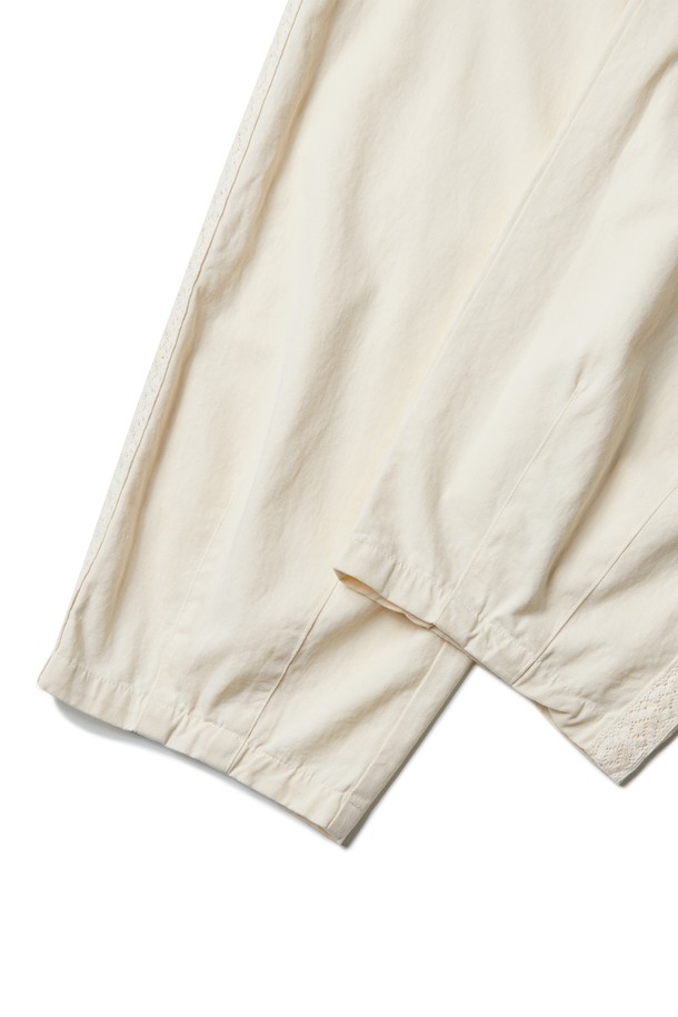 RAMOLIN - 캐주얼팬츠 - Weave Balloon Pants Ivory