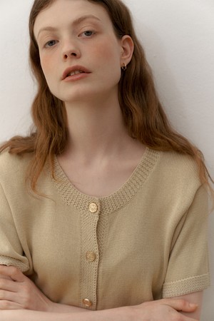 [22SS] Jane classic cardigan(knit) -beige