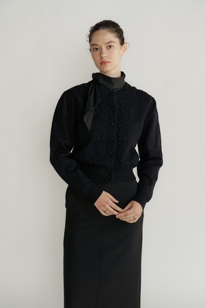 [22fw][재입고]Preen Wool Cardigan(handmade) _black