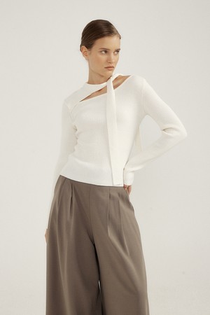 Neck Tie Knit (ivory)