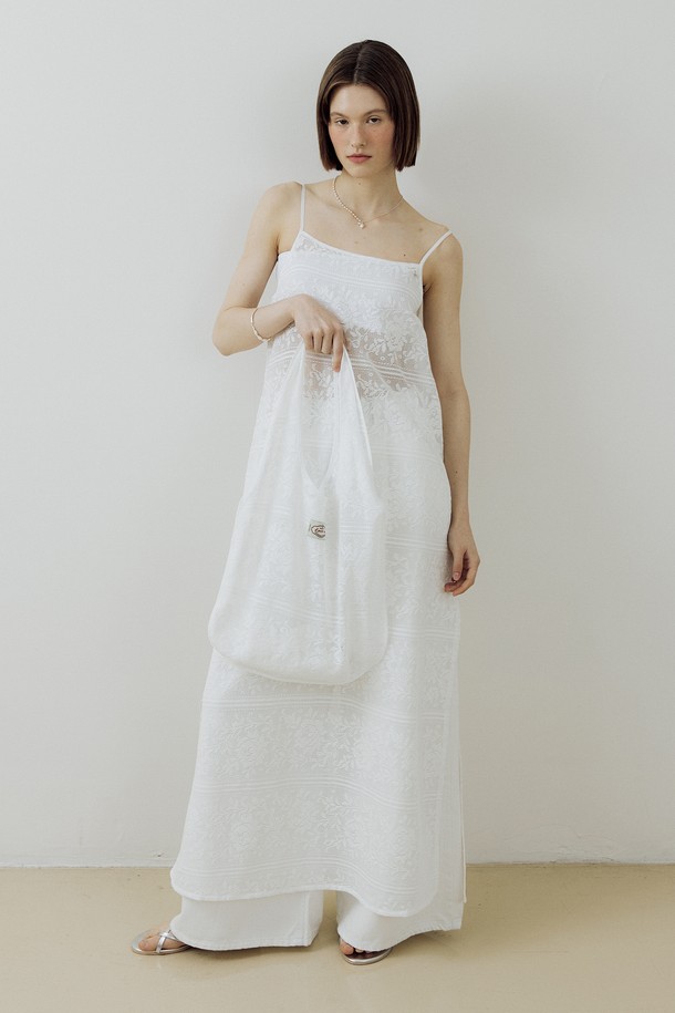 Lucir zu - 숄더백 - Puree Lace Bag (ivory)