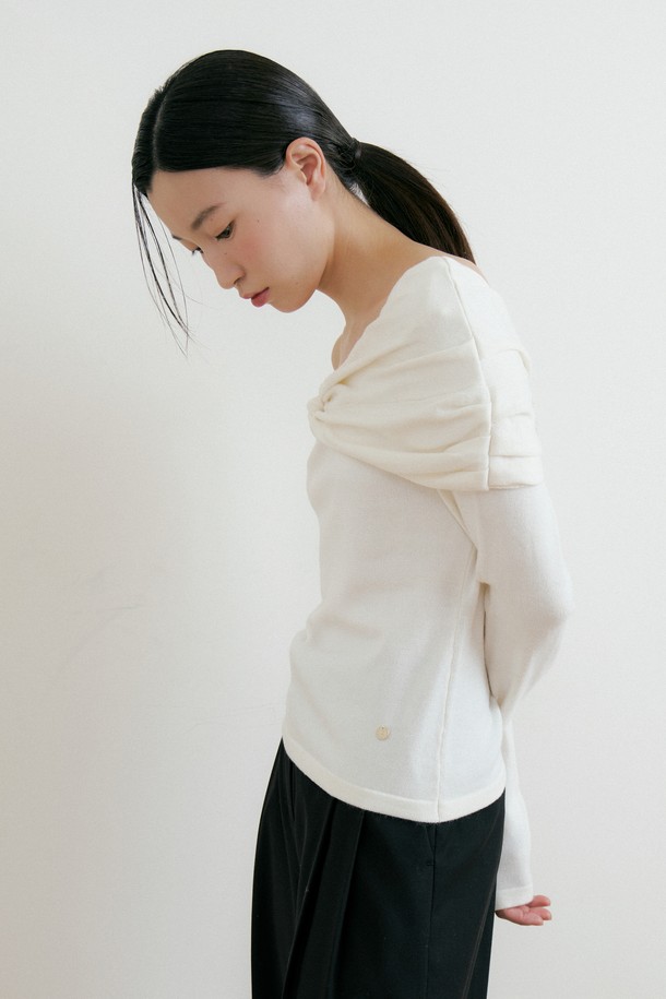 Lucir zu - 스웨터 - Wool Twisted Knit (ivory)