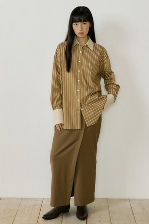 Essential Stripe Shirt (brown)