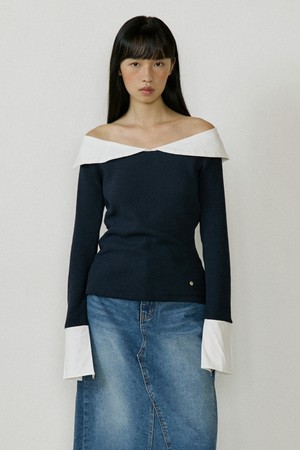 Sailor Collar Sleeve (navy)