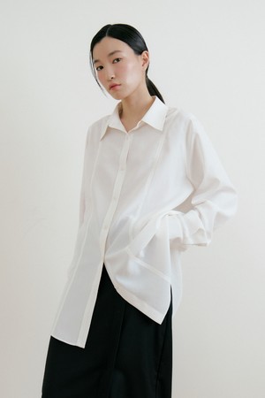 Cubra Strap Long Shirt (ivory)