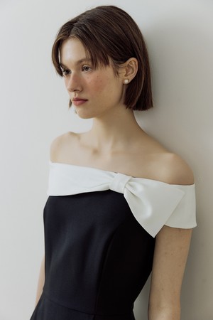 Tie up Ribbon One-piece (multi)
