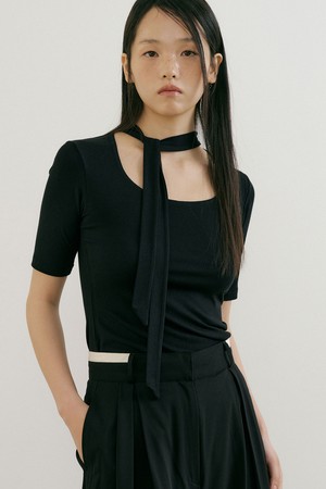 U-neck Muffler Sleeve (black)