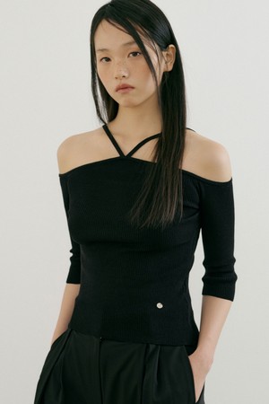 V-Strap Knit (black)
