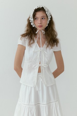 Havana Lace Blouse (ivory)