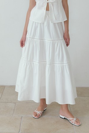 Romantic Cancan Skirt (ivory)