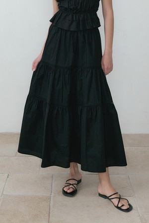 Romantic Cancan Skirt (black)