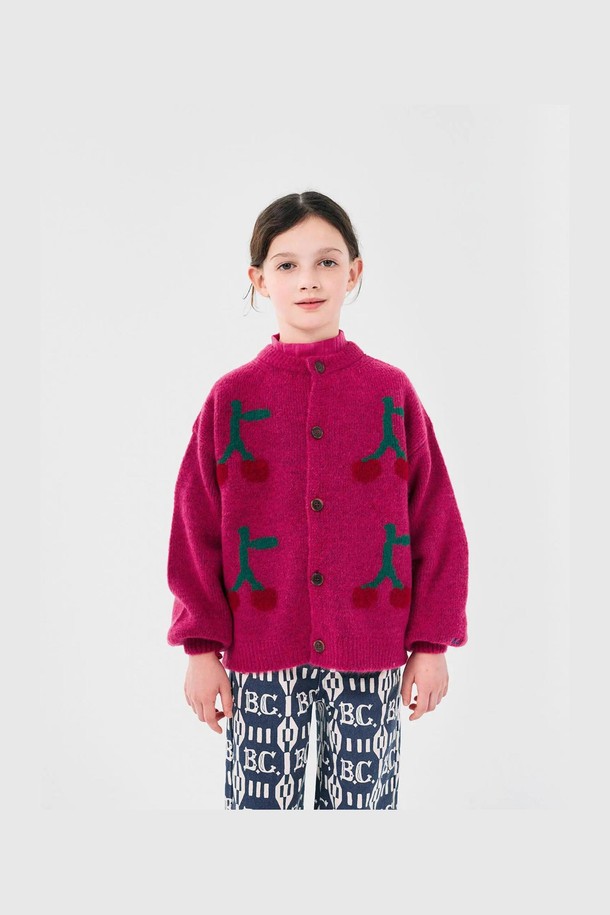 BOBO CHOSES - 의류 - [보보쇼즈 24FW]Bobo Cherry 인타르시아 카디건