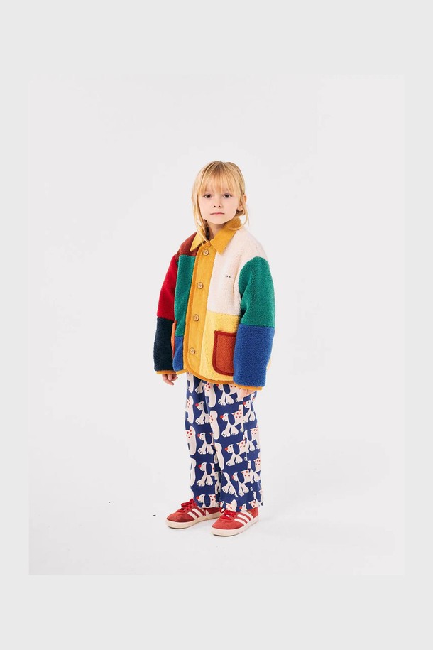 BOBO CHOSES - 의류 - [보보쇼즈 24FW]Color Block 양가죽 재킷