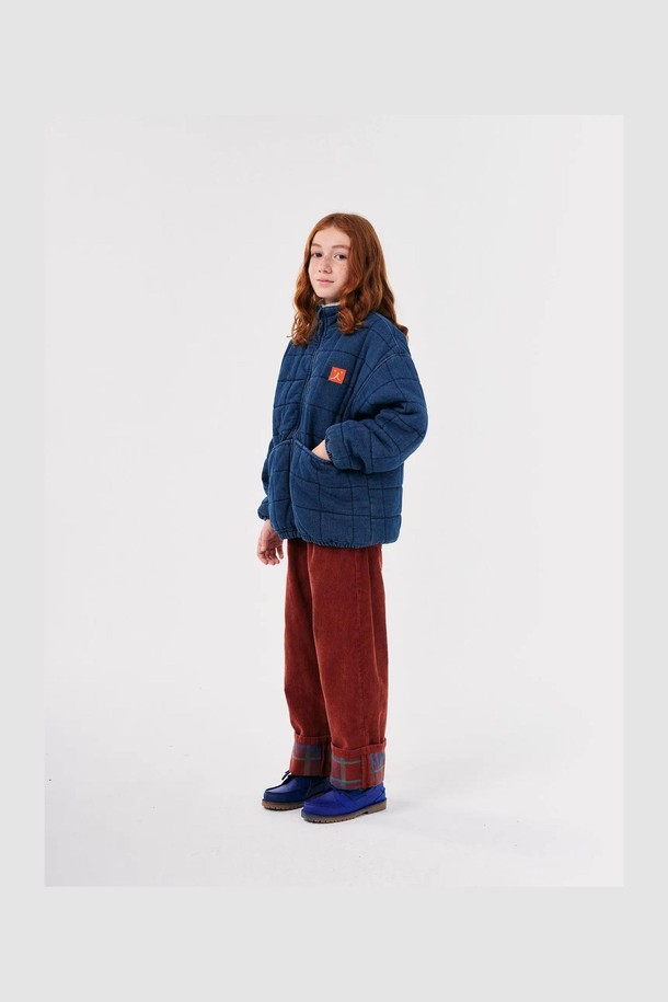 BOBO CHOSES - 의류 - [보보쇼즈 24FW]Funny Face 데님 퀼팅 재킷