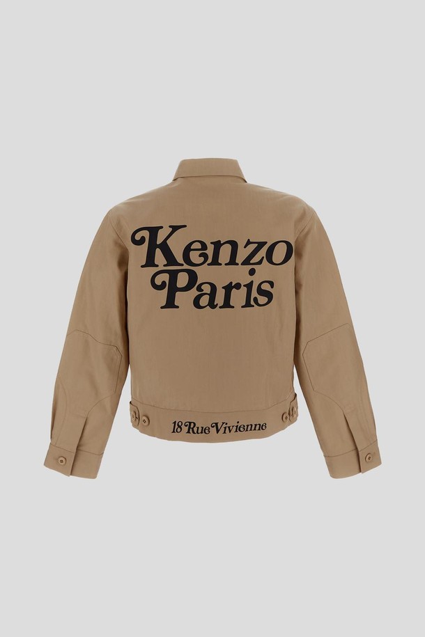 Kenzo SS24 Men's Jacket FE55BL1659OX12 Camel_KENZO