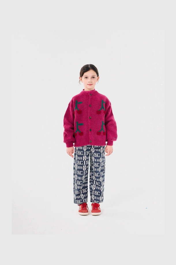 BOBO CHOSES - 의류 - [보보쇼즈 24FW]Bobo Cherry 인타르시아 카디건