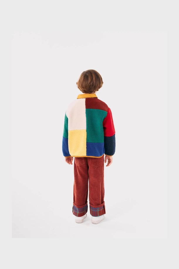 BOBO CHOSES - 의류 - [보보쇼즈 24FW]Color Block 양가죽 재킷