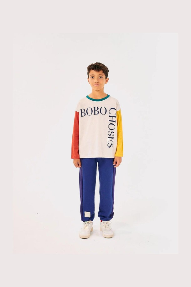 BOBO CHOSES - 의류 - [보보쇼즈 24FW]Bobo Choses Color Block 팬츠