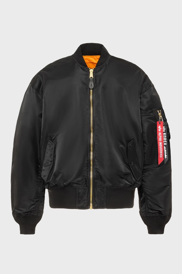 ALPHA INDUSTRIES - 블루종/점퍼 - 알파인더스트리 L-2B 루즈핏 Black