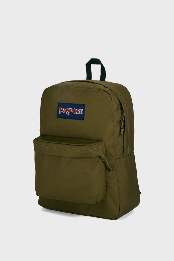 JANSPORT - 백팩 - 잔스포츠 슈퍼브레이크 플러스 랩탑 ARMY GREEN